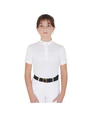 GIRL POLO SHIRT SS BUTTONS 1/2 MESH