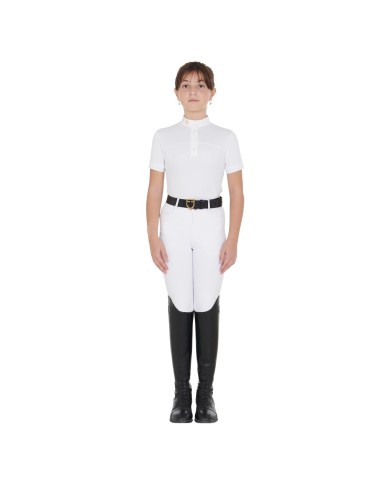 GIRL POLO SHIRT SS BUTTONS 1/2 MESH
