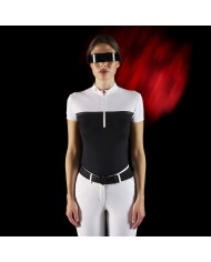 WOMEN S COMPETITION RIDERTECHNOLOGY POLO SHIRT SS WITH ZIP