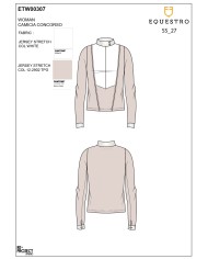 WOMEN S INVISIBLE ZIP COMPETITION POLO SHIRT LS