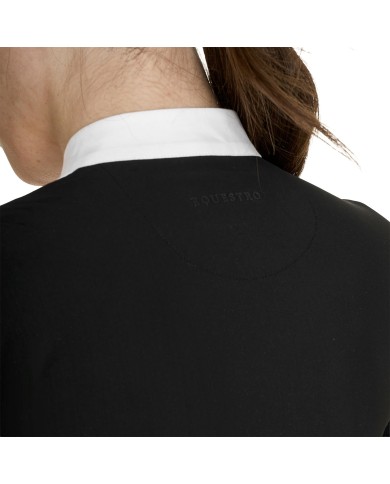 WOMEN S INVISIBLE ZIP COMPETITION POLO SHIRT LS