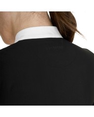 WOMEN S INVISIBLE ZIP COMPETITION POLO SHIRT LS