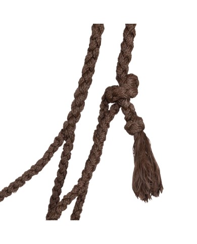 DIAMOND DESIGN MOHAIR ROPE HALTER