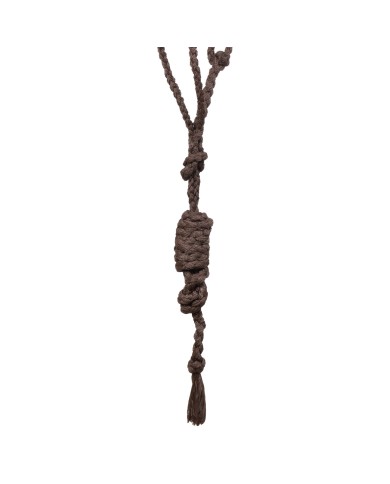 DIAMOND DESIGN MOHAIR ROPE HALTER