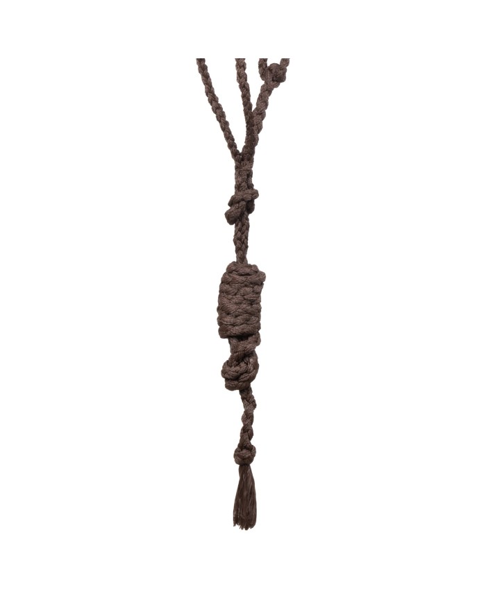 DIAMOND DESIGN MOHAIR ROPE HALTER