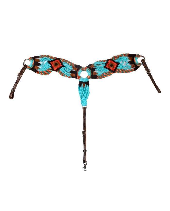 ROPE WAVES WESTERN BREASTCOLLAR
