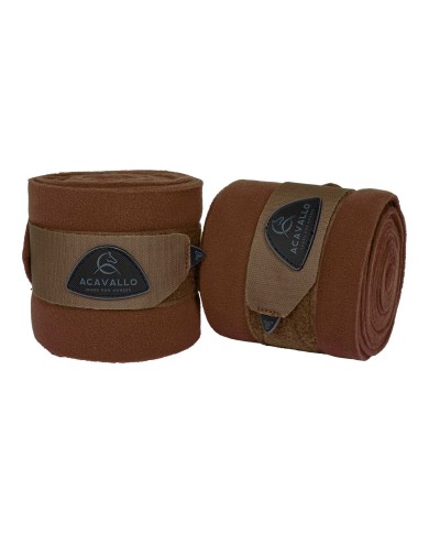 ACAVALLO FLEEECE BANDAGES - SET OF 2 PCS