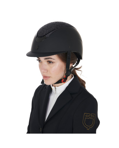 Cap visiera stretta con brillantini Cap visiera stretta con brillantini