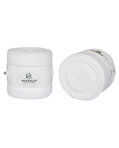 ACAVALLO FLEEECE BANDAGES - SET OF 2 PCS