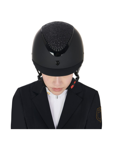 Cap visiera stretta con brillantini Cap visiera stretta con brillantini