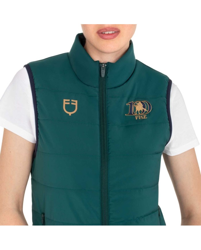 WOMEN S DOWN VEST EQUESTROxFISE CENTENARY