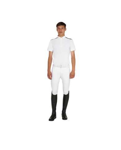 MEN S BASIC COMPETITION POLO SHIRT SS ZIP