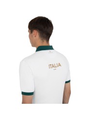 MEN S COTTON PIQUET POLO SHIRT SS BUTTONS EQUESTROxFISE CENTENARY