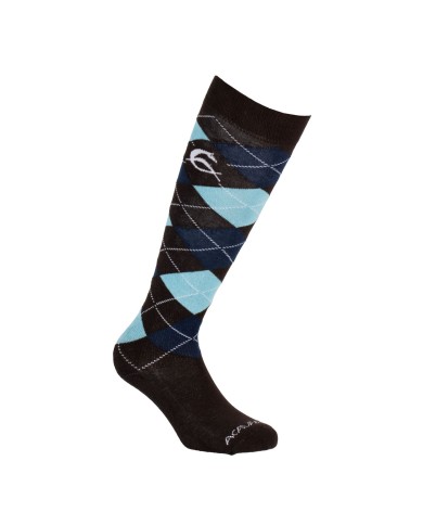 ACAVALLO COTTON SOCKS W/DIAMOND