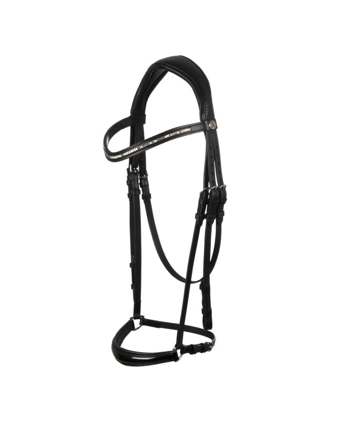 DAMA DROP NOSEBAND SOFT ANATOMIC LEATHER BRIDLE