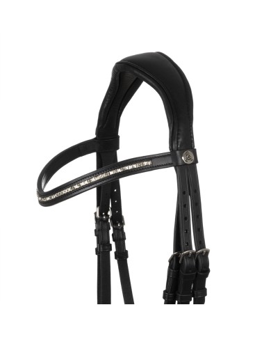 DAMA DROP NOSEBAND SOFT ANATOMIC LEATHER BRIDLE