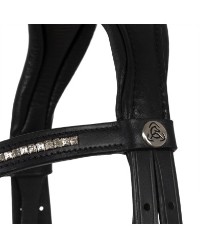 DAMA DROP NOSEBAND SOFT ANATOMIC LEATHER BRIDLE