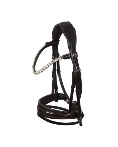 OPHELIA STRAIGHT NOSEBAND ANATOMIC LEATHER BRIDLE