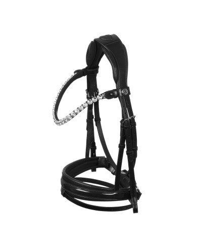 OPHELIA STRAIGHT NOSEBAND ANATOMIC LEATHER BRIDLE
