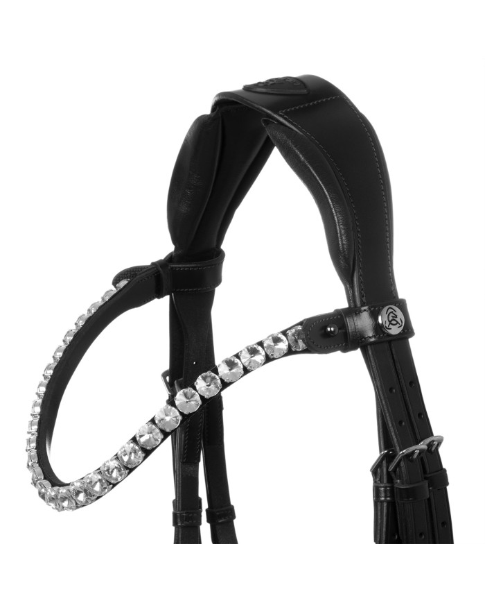 OPHELIA STRAIGHT NOSEBAND ANATOMIC LEATHER BRIDLE