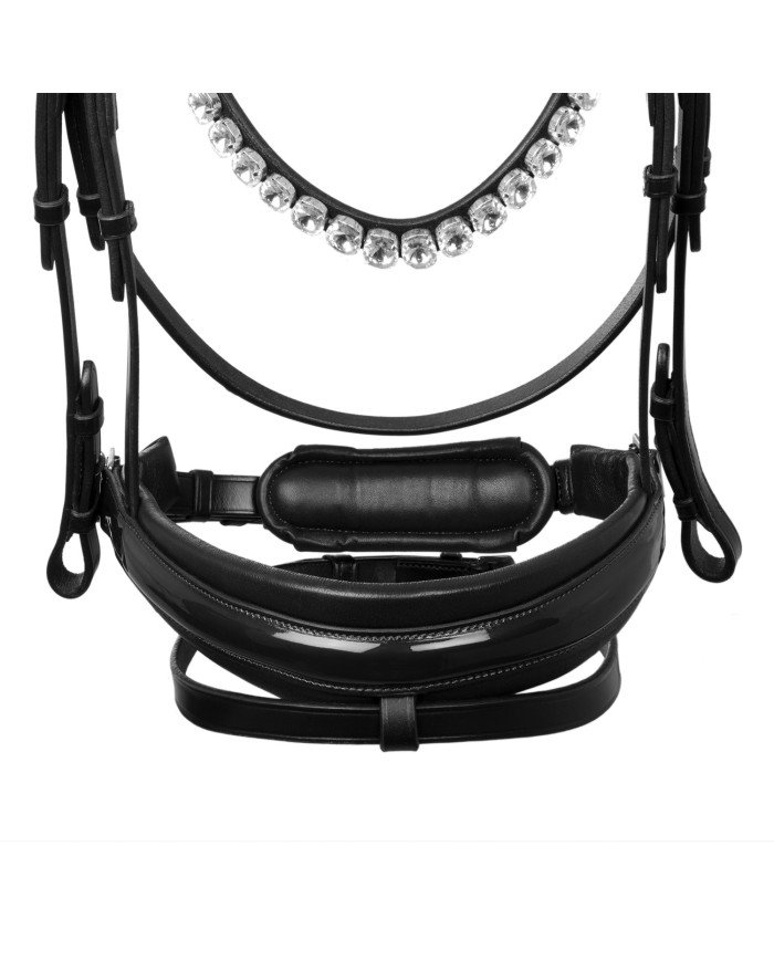 OPHELIA STRAIGHT NOSEBAND ANATOMIC LEATHER BRIDLE