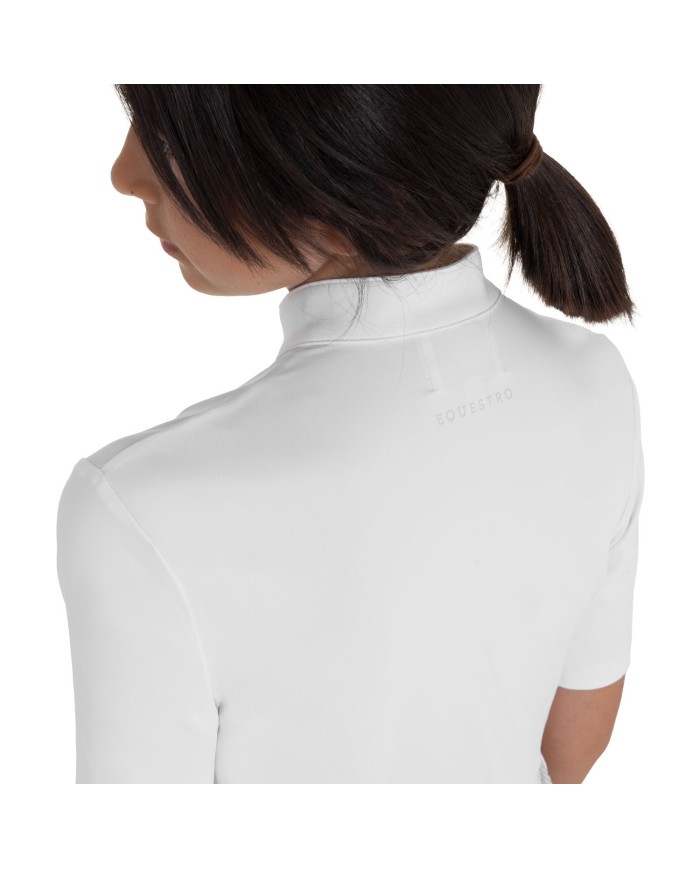 GIRLS BASIC COMPETITION POLO SHIRT SS BUTTONS
