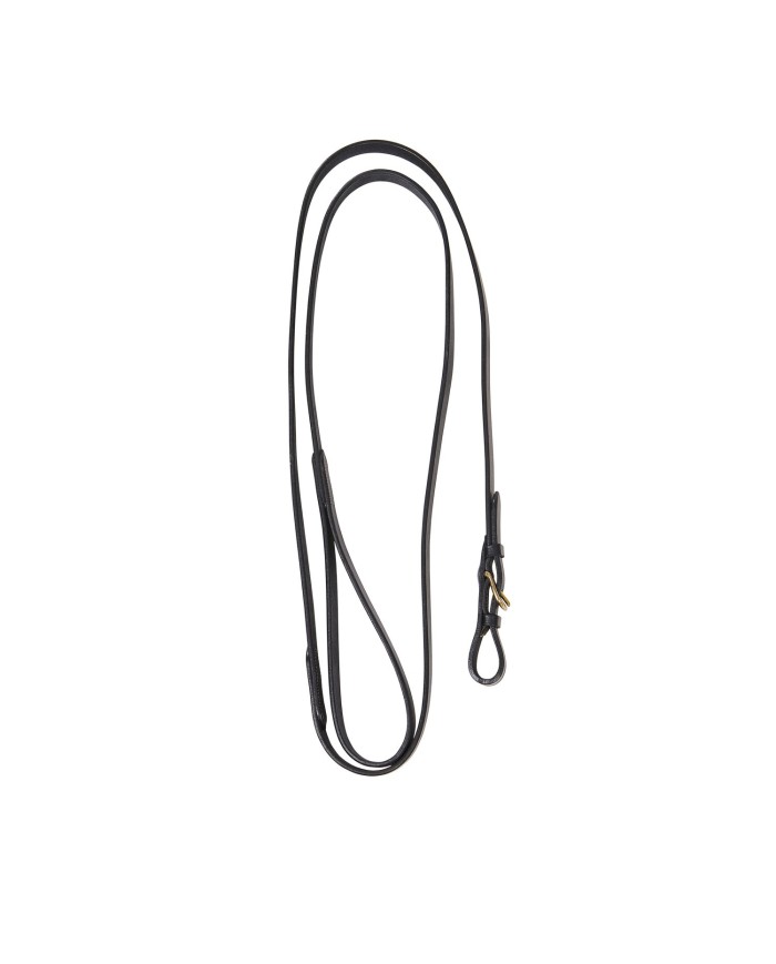 LUNGHINA CUOIO CON CATENA OTTONE BRASS