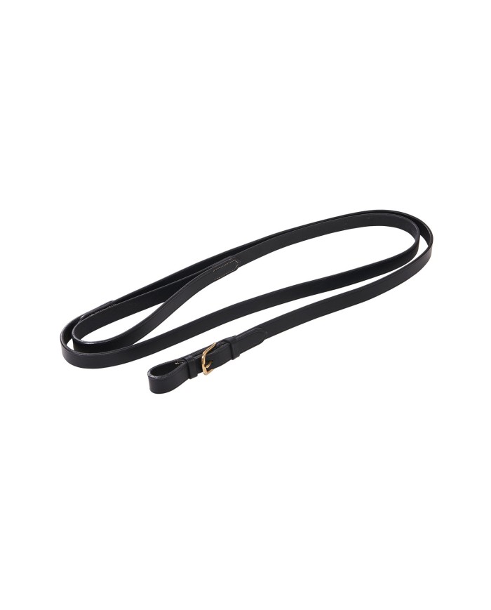 LUNGHINA CUOIO CON CATENA OTTONE BRASS