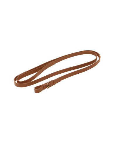 LUNGHINA CUOIO CON CATENA OTTONE BRASS