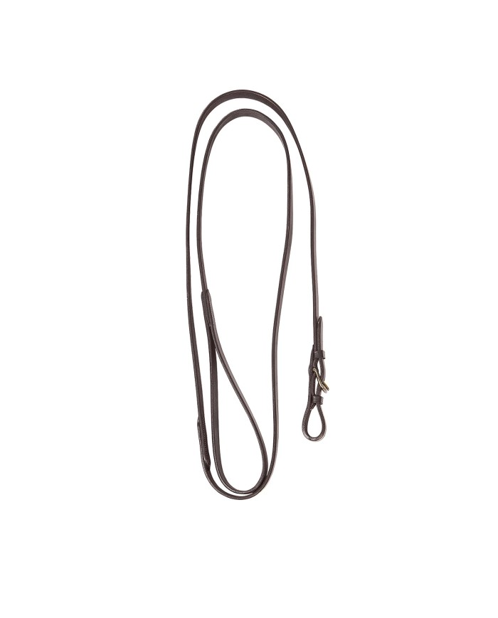 LUNGHINA CUOIO CON CATENA OTTONE BRASS