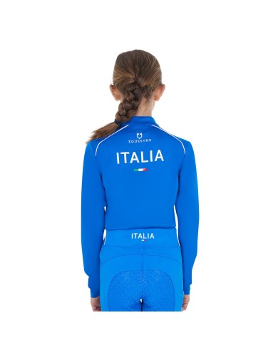 KID S TECHNICAL TRAINING POLO LS ZIP EQUESTROxFISE