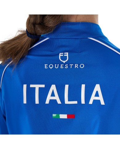 KID S TECHNICAL TRAINING POLO LS ZIP EQUESTROxFISE