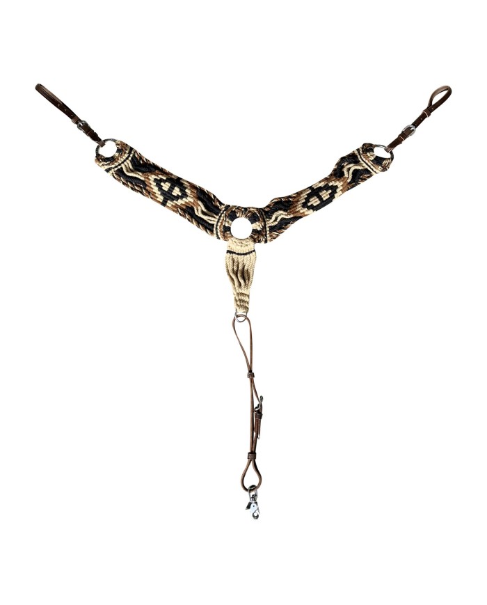 DIAMOND DESIGN MOHAIR BREASTCOLLAR