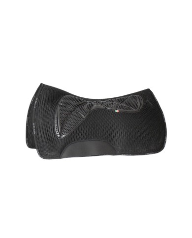 3D SPACER & MEMORY FOAM & AC GRIP GEL WESTERN PAD ONE SIZE COLOR BLACK
