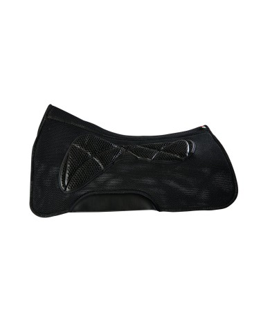 3D SPACER & MEMORY FOAM & AC GRIP GEL WESTERN PAD ONE SIZE COLOR BLACK