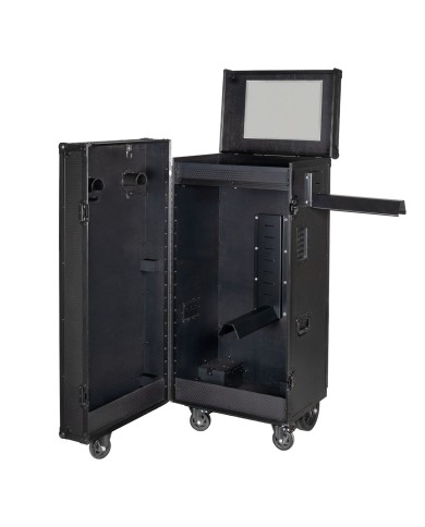 BLACK HARDWARE SADDLE CABINET