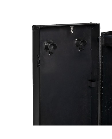 BLACK HARDWARE SADDLE CABINET