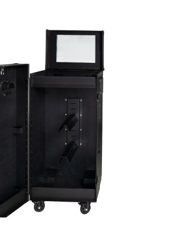 BLACK HARDWARE SADDLE CABINET