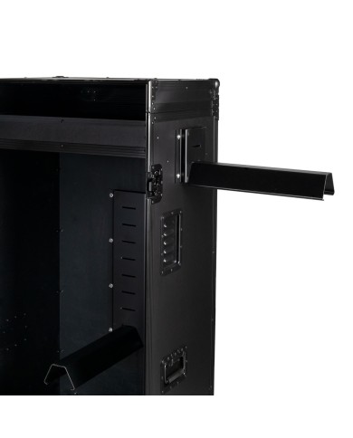 BLACK HARDWARE SADDLE CABINET