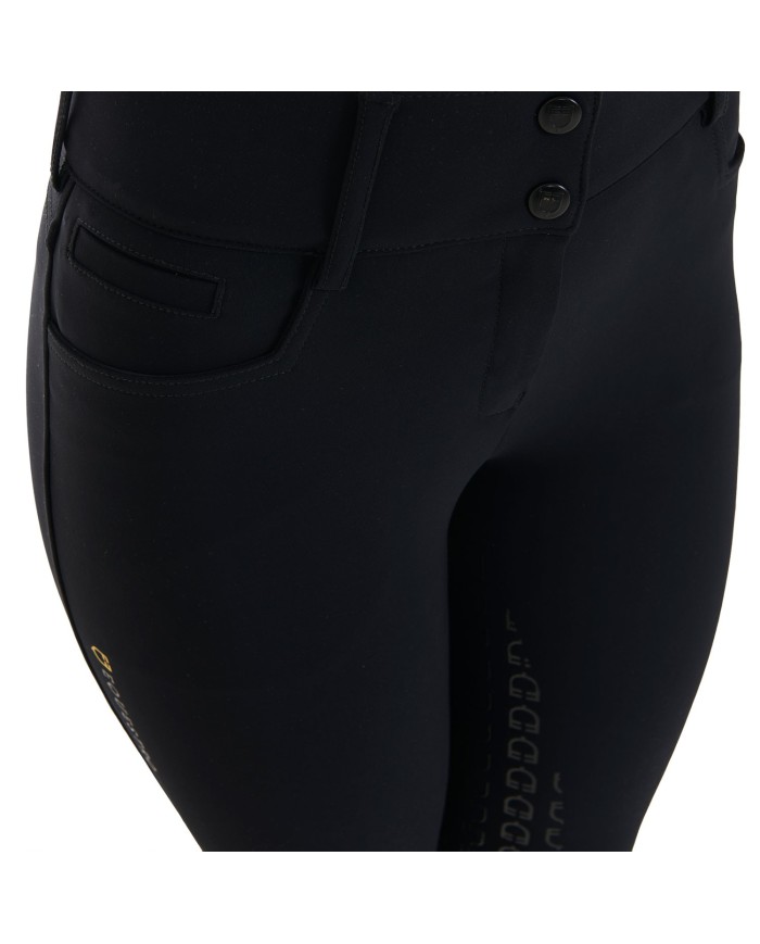 WOMEN S HIGH WAIST BREECHES KNEE GRIP WITH FLEECE LINING