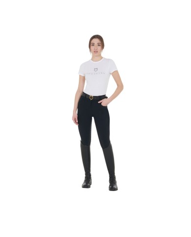 WOMEN S HIGH WAIST BREECHES KNEE GRIP WITH FLEECE LINING