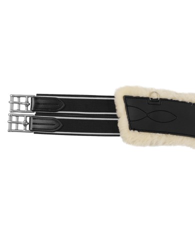 GEL & PVC STUDGUARD GIRTH DETACHABLE ECO-WOOL LINING S/S BUCKLES