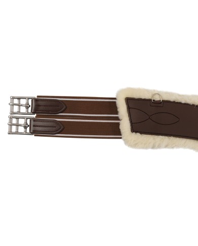 GEL & PVC STUDGUARD GIRTH DETACHABLE ECO-WOOL LINING S/S BUCKLES