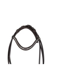 IRIS STLEX PEAR STRAIGHT NOSEBANDL SOFT ANATOMIC LEATHER BRIDLE