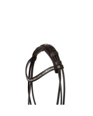 IRIS STLEX PEAR STRAIGHT NOSEBANDL SOFT ANATOMIC LEATHER BRIDLE