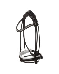 IRIS STLEX PEAR STRAIGHT NOSEBANDL SOFT ANATOMIC LEATHER BRIDLE