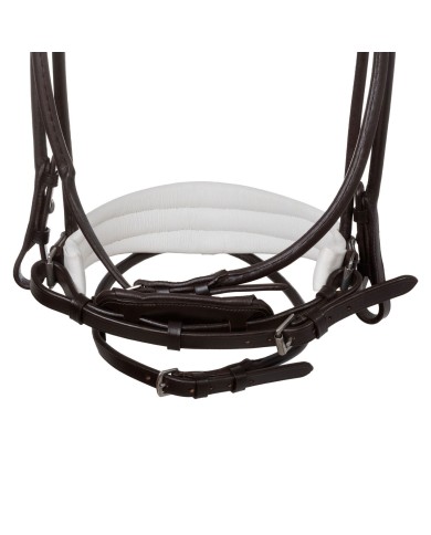 IRIS STLEX PEAR STRAIGHT NOSEBANDL SOFT ANATOMIC LEATHER BRIDLE