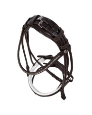 IRIS STLEX PEAR STRAIGHT NOSEBANDL SOFT ANATOMIC LEATHER BRIDLE