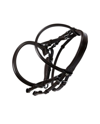 BRIGLIA DRESSAGE SENZA DOPPIE REDINI EVOLUTION SAGOMATA