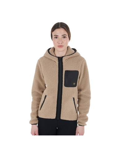 WOMAN TEDDY FULL ZIP JACKET WITH HOOD